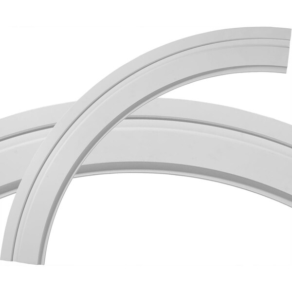 Ekena Millwork 47 1/2"OD x 39 1/4"ID x 4 1/8"W x 7/8"P Monique Ceiling Ring (1/4 of complete circle) CR47MO - main